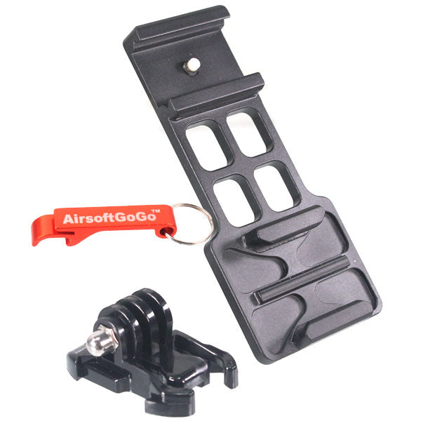 GoPro HERO 1 2 3+ 4 electric gun gas blowback rifle side rail mount extension for 20mm rail