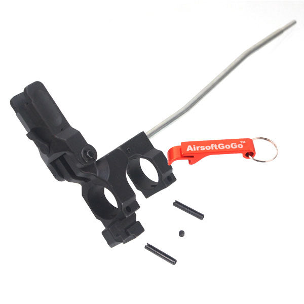 M4 AR シリーズ 電動ガン用E&C URXフリップアップフロントサイト (ガスチューブを含む)