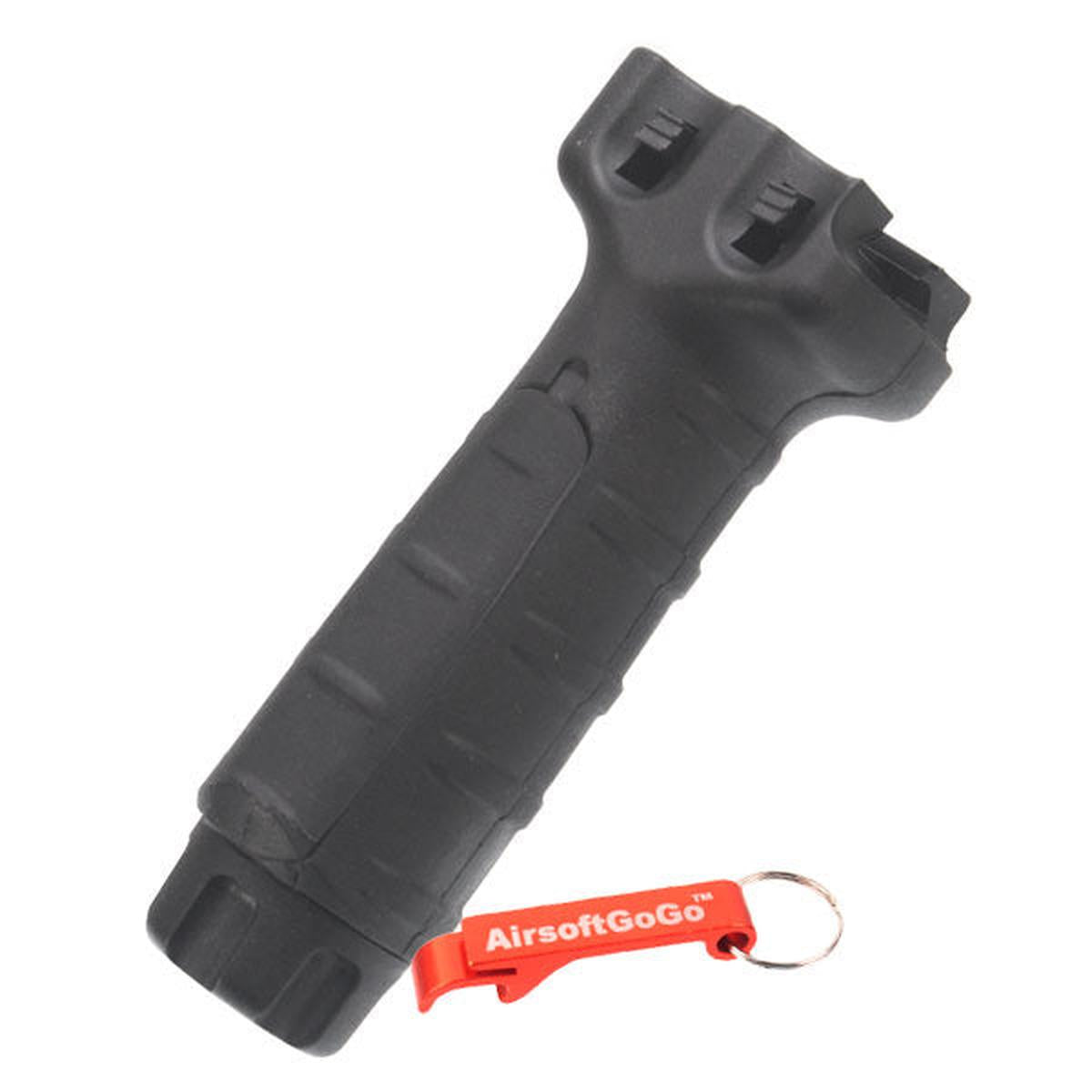 ELEMENT マルイレールハンドガード用QDフォアグリップ (スイッチポケット付き)-AIRSOFT GOGO エアガン・サバゲー用品通販