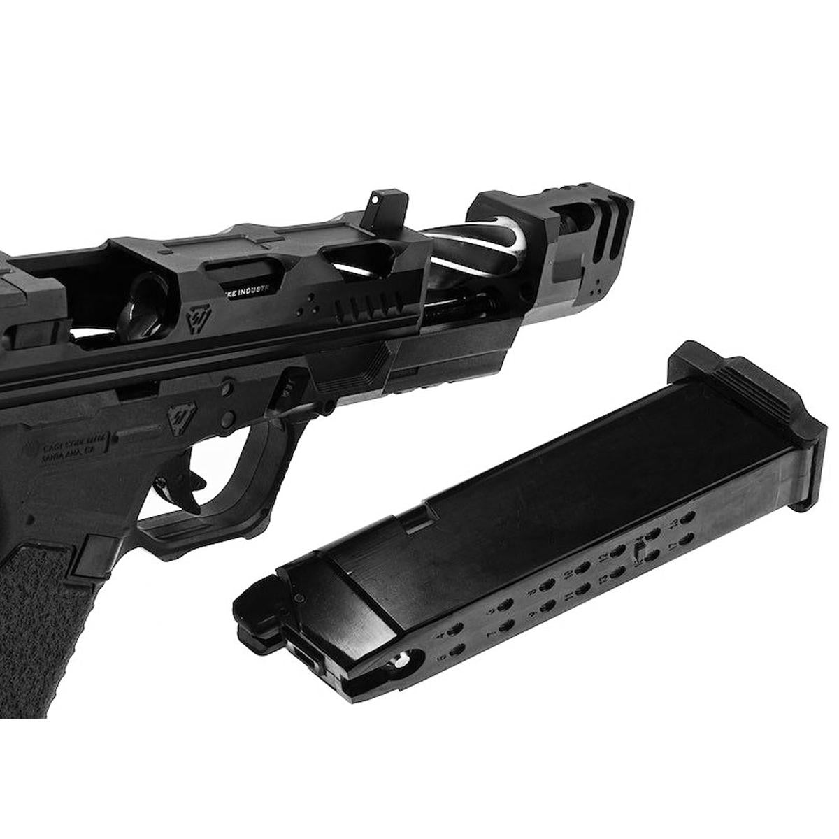 EMG STRIKE INDUSTRIES ARK17 ガスブローバック GBB 取り外し可能コンペンセータ付き (ブラック )-AIRSOFT GOGO エアガン・サバゲー用品通販