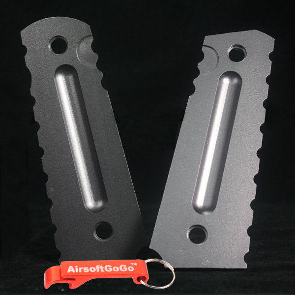 Marui, WE 1911 MEU Pistol Grip Cover Made of Aluminum and Electroplating for Gas Blowback Gun TT