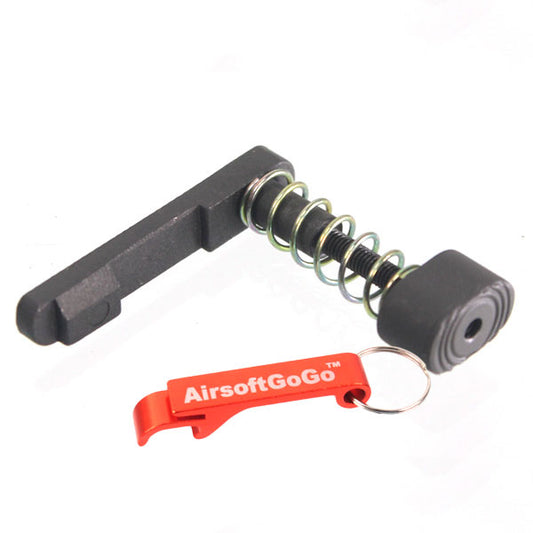 Magazine catch for Systema PTW electric gun