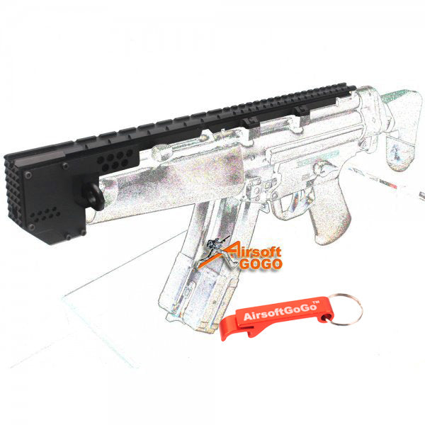 Tactical long rail set for Marui MP5/MP5A5 electric gun