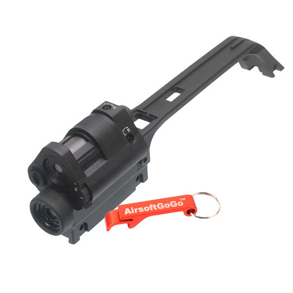 Carrying handle for Marui CYMA WE ARES MK36 / G36 series / G36C / G36K / G36KV / G36V 3.5x scope & light dot (red)