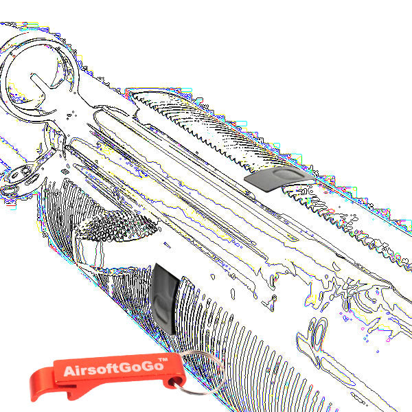 Marui / Classic Army / JING GONG MP5 SD6 electric gun hand guard pin