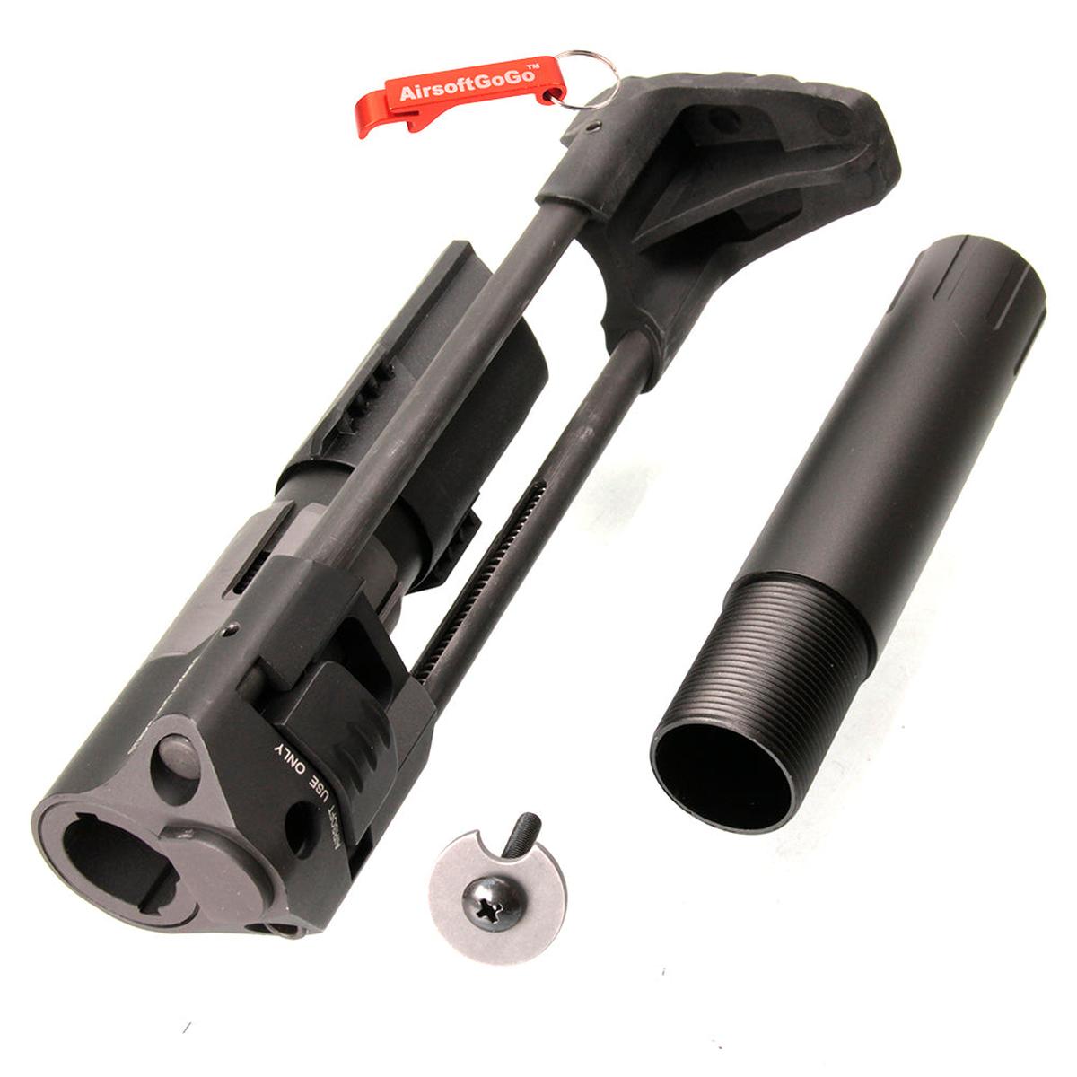 M4/M16電動ガン用 Strike Industries VIPER タイプ PDW ストック (ブラック)-AIRSOFT GOGO エアガン・サバゲー用品通販