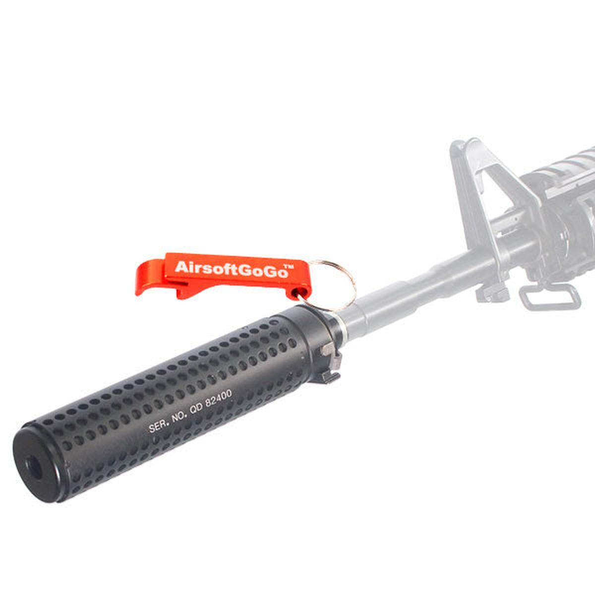 M4シリーズ (M028)用CYMA Knights KACタイプ170mm QDサプレッサー-AIRSOFT GOGO エアガン・サバゲー用品通販