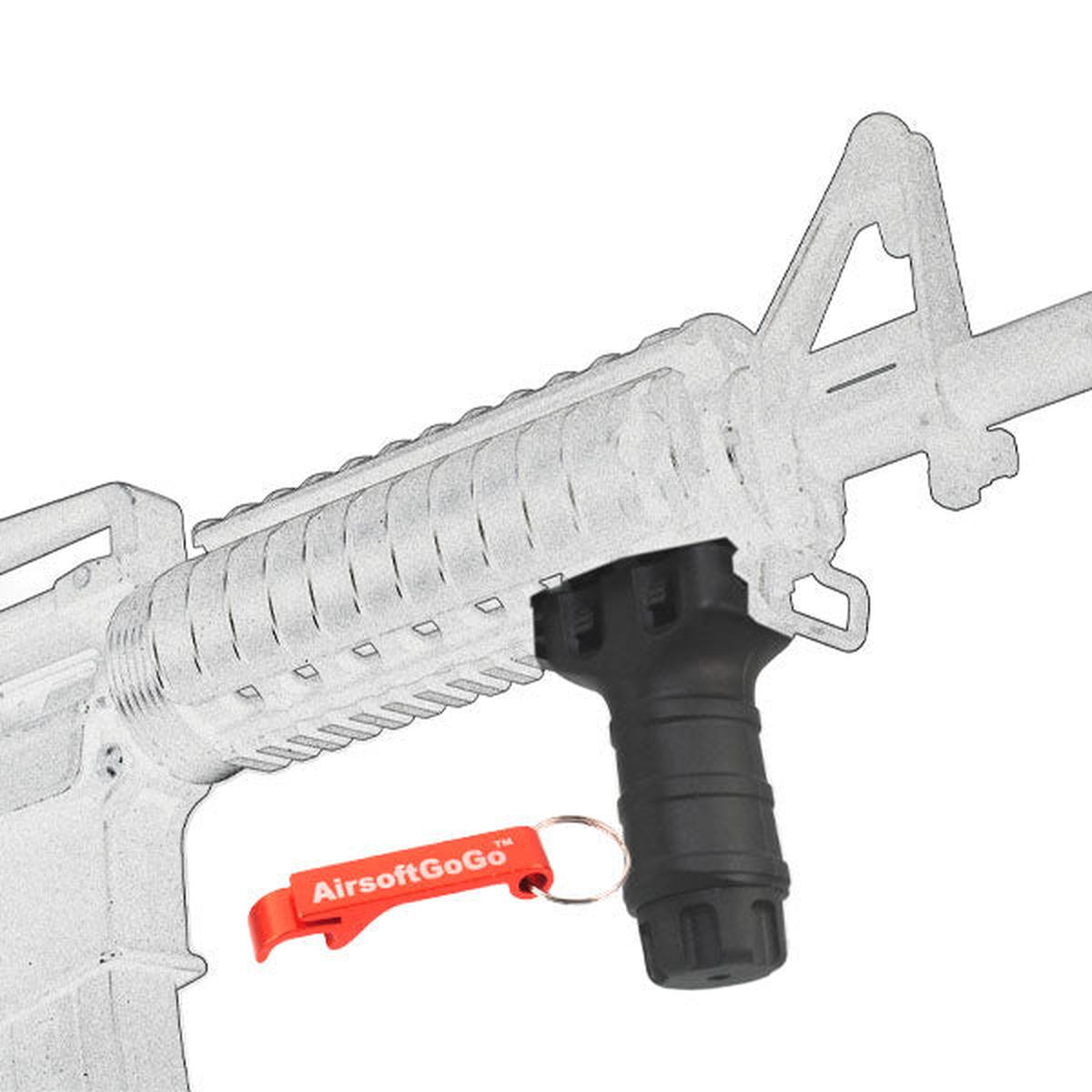 Madbull マルイ RIS レールハンドガード用QDフォアグリップ (ダークアース)-AIRSOFT GOGO エアガン・サバゲー用品通販