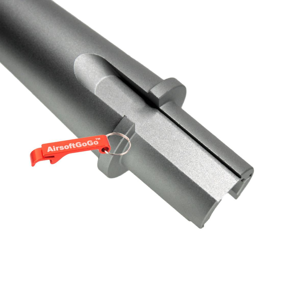 マルイ 電動ガンM4/M16専用のカスタム マルチレングス アウターバレル 銀 (サイズ:80/177/125/75mm)-AIRSOFT GOGO エアガン・サバゲー用品通販
