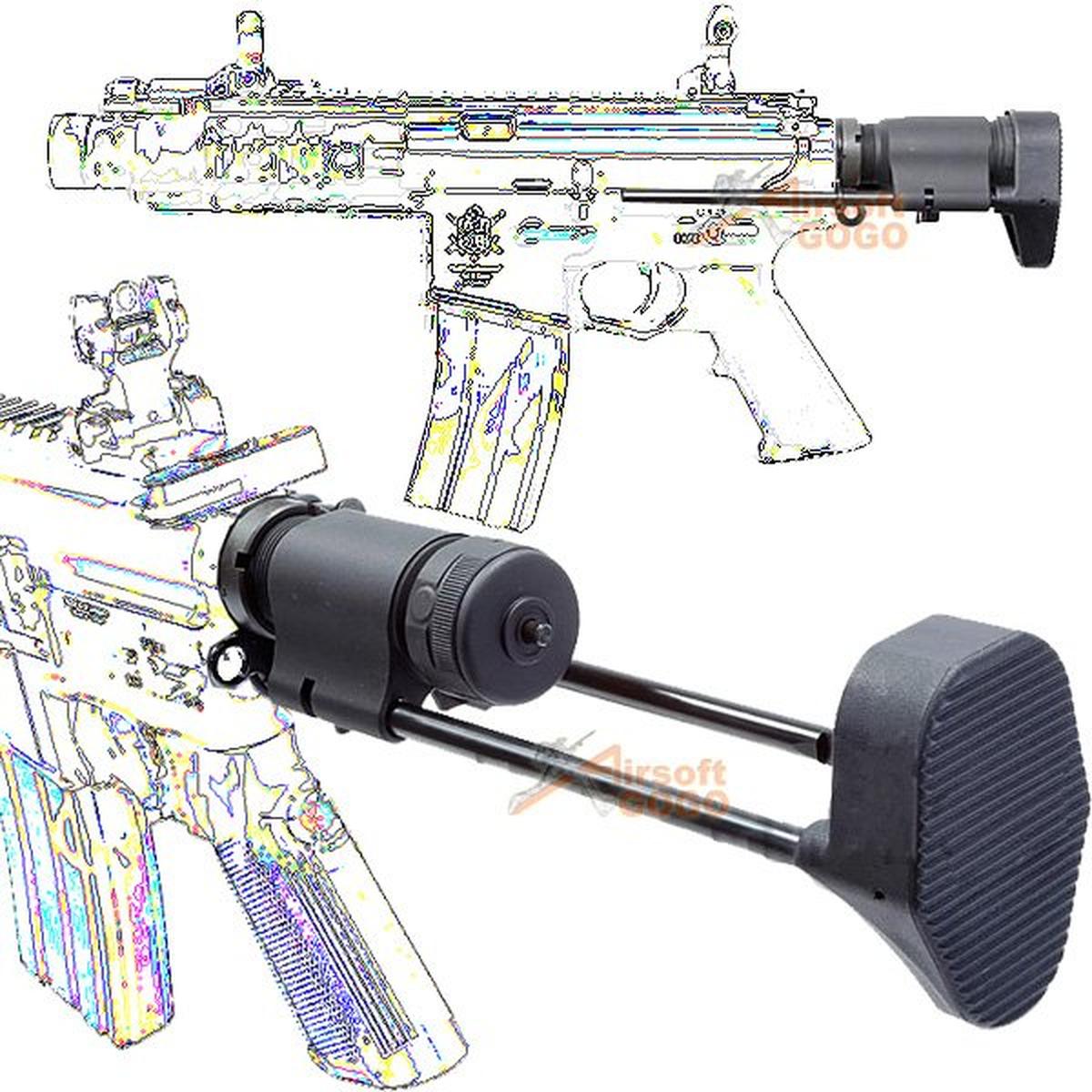マルイ / G&P / G&G / マグプル M4 M16 HK416 HK416C シリーズ電動ガン用ストリンガータンクストック-AIRSOFT GOGO エアガン・サバゲー用品通販