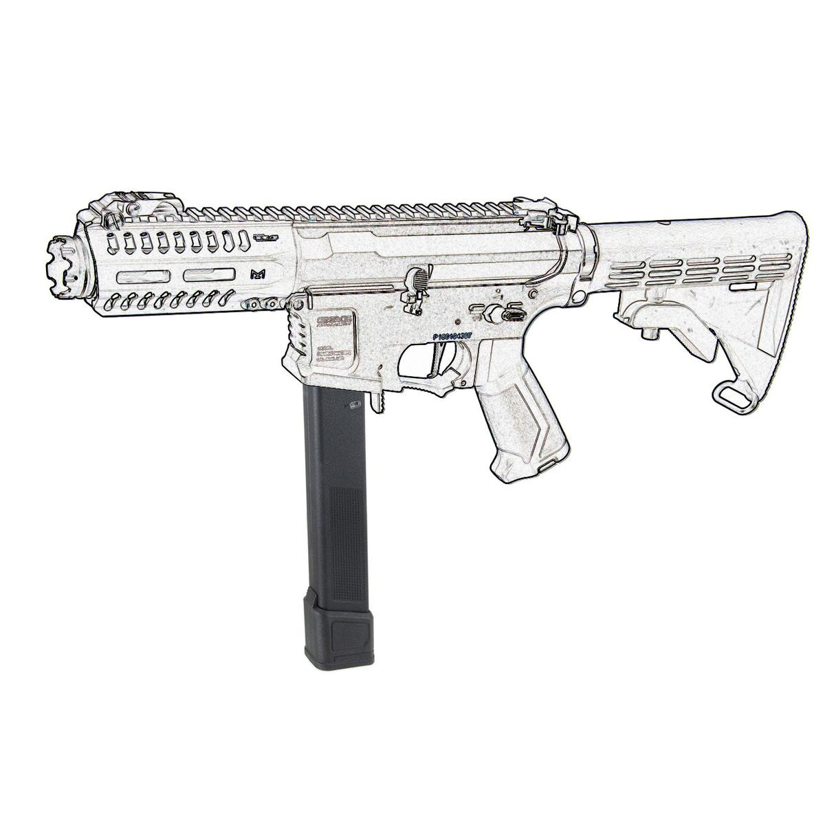 PTS EPM-AR9 マガジン G&G ARP9, Classic Army PX9, S&T/EMG - UDP-9 専用(黒)3本セット-AIRSOFT GOGO エアガン・サバゲー用品通販