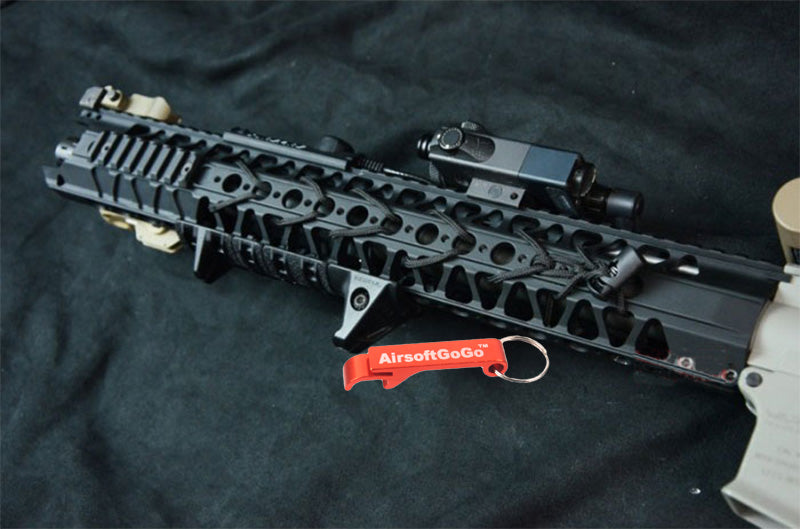 12 inch wire cutter rail system for electric gun M4 / SR25 / Tokyo Marui HK416 / G&P / kingArms / Classic Army / CYMA (black)
