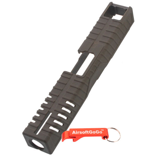 Polymer slide cover for Marui/WE/KSC/G17 series gas blowback (dark earth color)