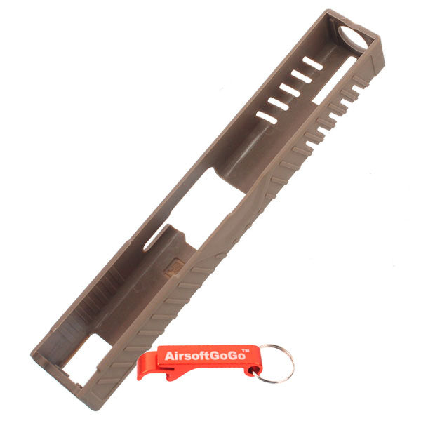 Polymer slide cover for Marui/WE/KSC/G17 series gas blowback (olive color)