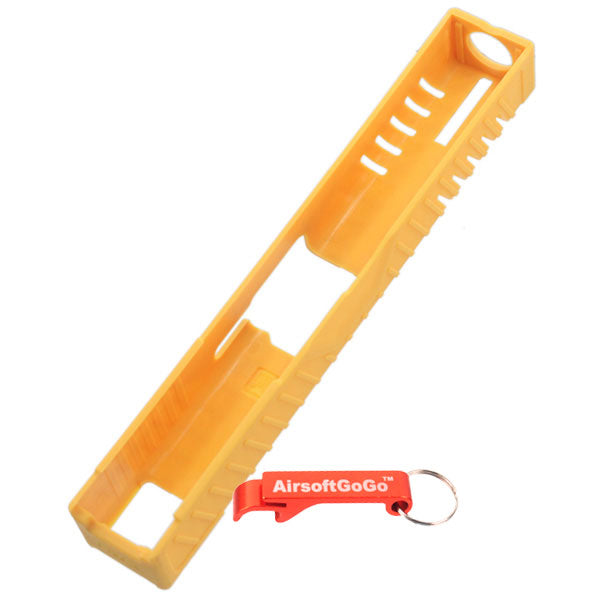 Polymer slide cover for Marui/WE/KSC/G17 series gas blowback (yellow)