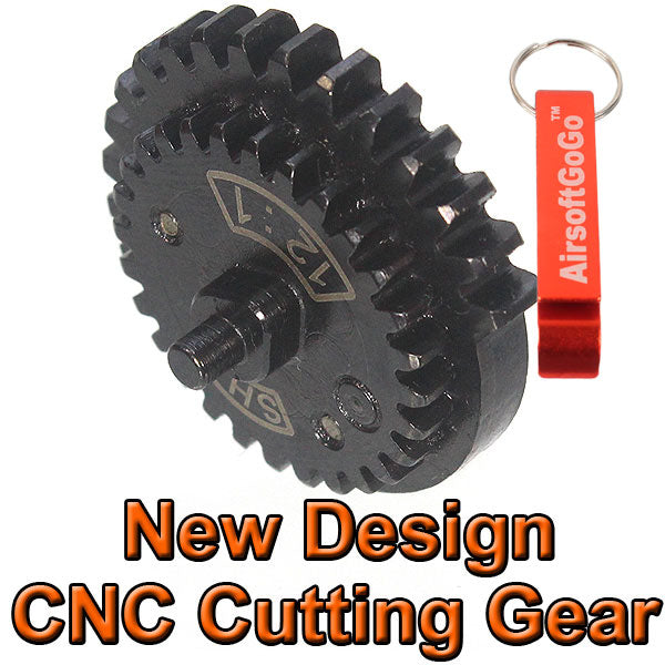 SHS 電動ガン用 強化ギア3点セット(スーパーハイスピード平歯ギア/12: 1)