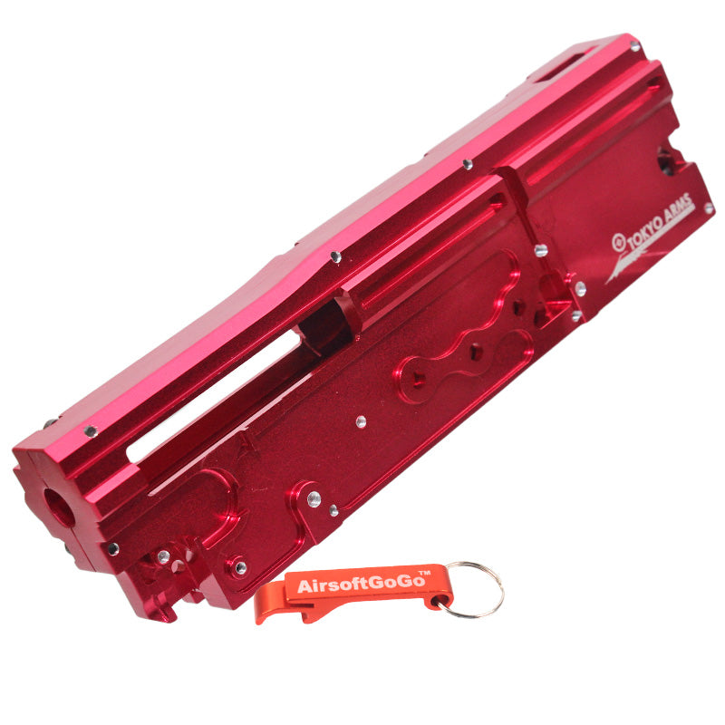 電動ガンA&K M249対応Tokyo Arms製アルミメカボックスケース (8mmボールベアリング)