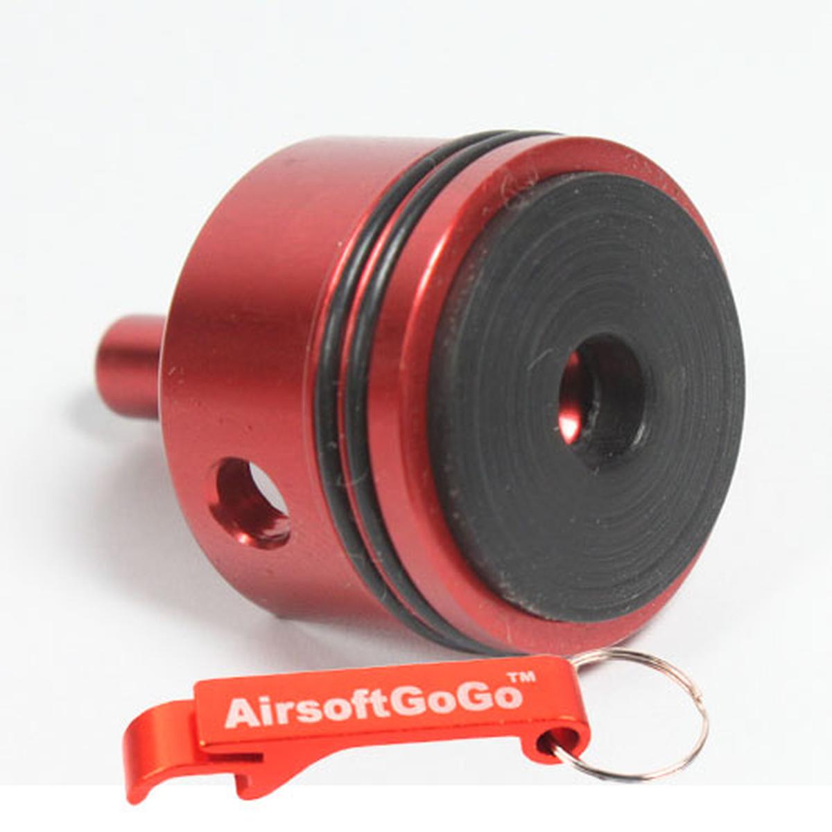 Ver.2 メカボックス 電動ガン用SHS CNC アルミニウム シリンダヘッド(ロング、パッドベース )-AIRSOFT GOGO エアガン・サバゲー用品通販