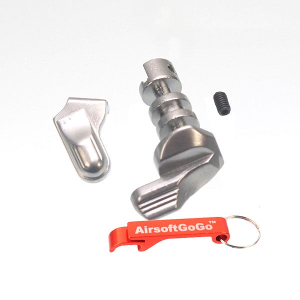 M9/M9A1/M92/M92F / Samurai Edge WE Metal Safety Lever for Gas Blowback Pistol (Silver)