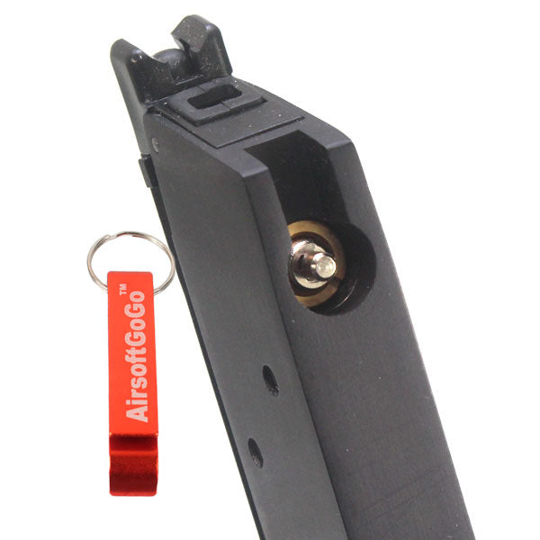 WE 15-round magazine for MEU gas blowback (black)