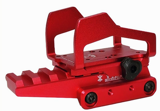FCW SI-REX リフレックス エクソスケルトン（20mmピカティニーレイルライザー付き）- 赤