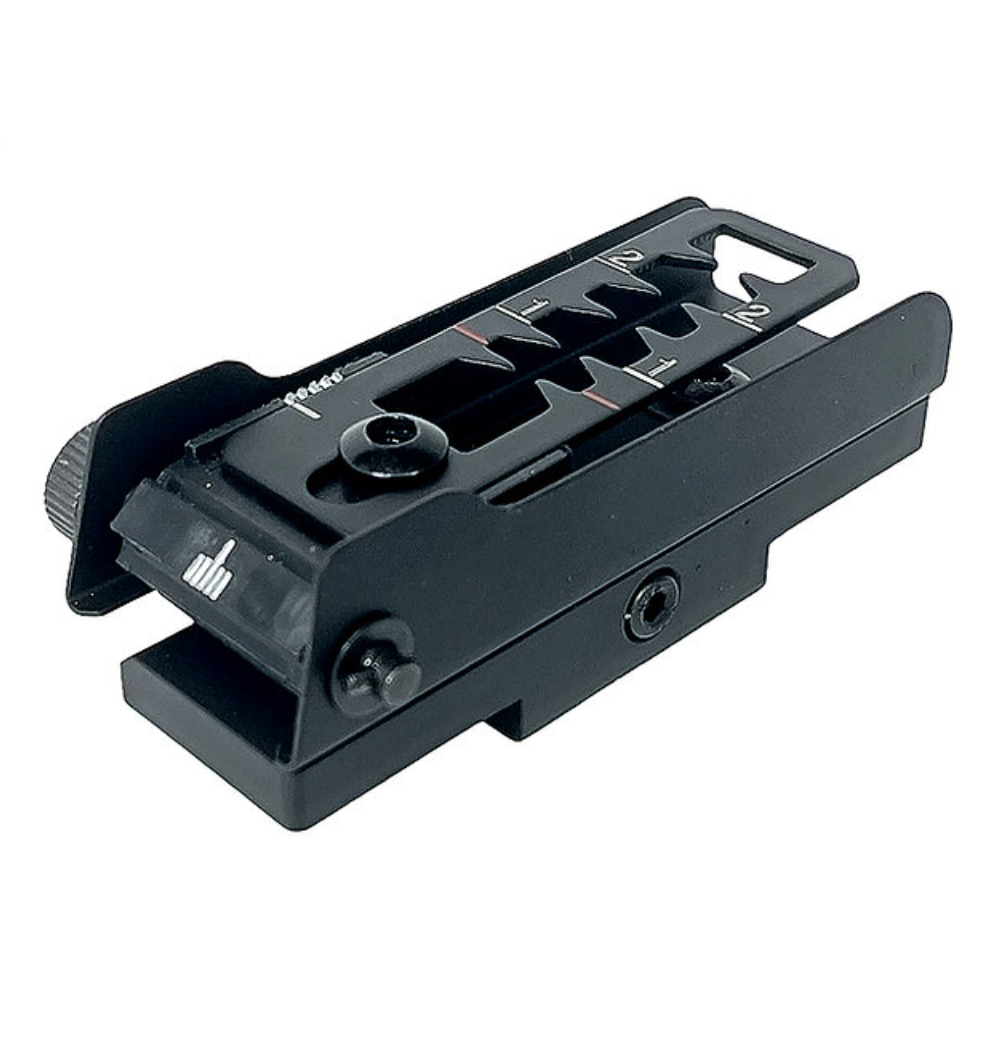 FCW LMTスタイル M203 スタンドアロンリーフ（フロント）サイト、1913ベース付き - ブラック