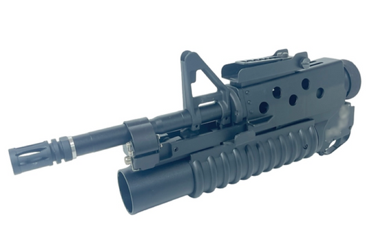 FCW M4 M203 ガスガスグレネードランチャー フルフロントキット M4/M16 MWS GBBR用 - ブラック