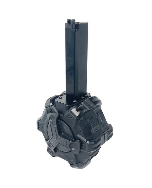 FCW KWA MP9 350発ガスドラム - ブラック