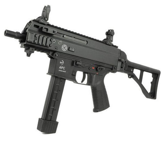 FCW APC9Kスタイル電動ガン（BTフォールディングストック搭載、3マガジン）