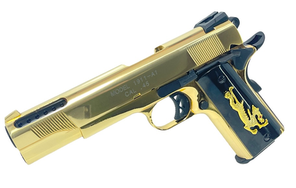 FCW フェイスオフ ドラゴングリップセット 1911 GBBP用 (金(きん)/銀(ぎん)ドラゴン)