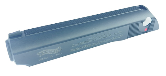 FCW PPK & PPK/S CNCアルミGBBスライド（マルゼン・ワルサーPPK & PPK/S GBBP用）- PPK/S Slide with PPK/S Laser Marking BK