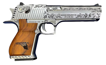 FCW デザートイーグル ディープエングレーブドフローラルパターン GBBピストル（銀(ぎん)）