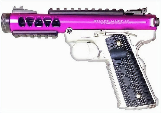 FCW x WE ラグスタイル 1911 ギャラクシー GBB ピストル - 紫