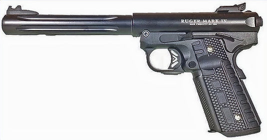 FCW x WE ラグスタイル 1911 ギャラクシー GBB ピストル MKIV BK (ハンター) - ロング