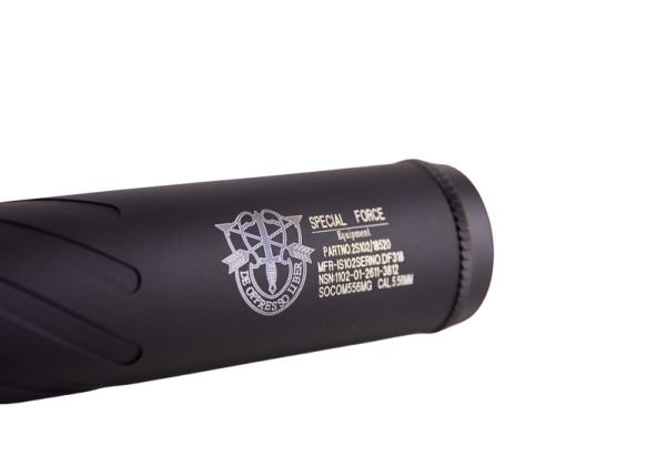 5KU SOCOM556 MG QDサプレッサー（14mm CCW、スチール製） - タイプB