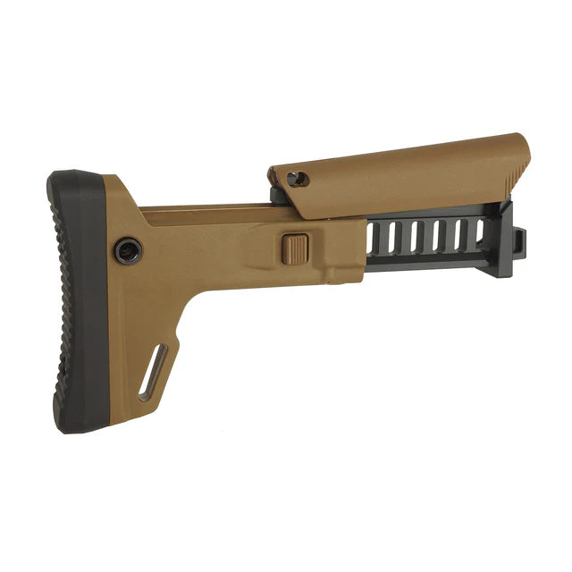 5KU ACR スタイル GHK / LCT AK エアソフトガン用 格納式ストック (5KU-GB-170) - タン/黄褐