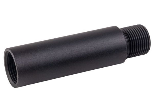 5KU 2インチ エアソフトガンバレルエクステンション（14mmスクリュー用、時計回りから逆ネジ）