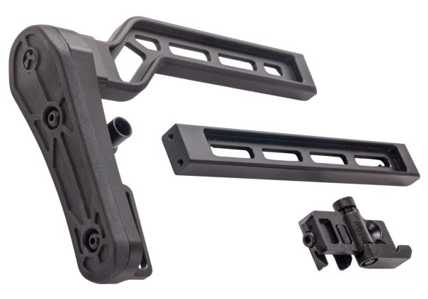 5KU ピカティニーマウント モジュラー フォールディング ストック (バットパッド付きアルミニウム / アルミ バットプレート)