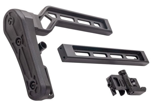 5KU ピカティニーマウント モジュラー フォールディング ストック (バットパッド付きアルミニウム / アルミ バットプレート)