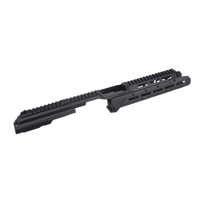 5KUシャーシMk3.1モノリシックM-Lokハンドガード（CYMA AKM/AK105 AEG用）（5KU-426）- ブラック