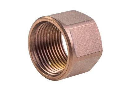 5KU スクリュー式バレルプロテクター（六角形） - 14mm 逆ネジ（ブラウン）
