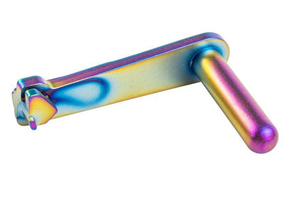 5KU Tokyo Marui GBB スライドストップ（ステンレススチール、タイプ1、レインボー）