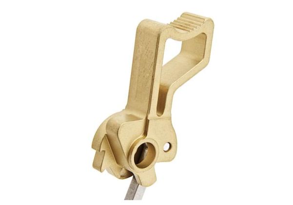 5KU スチールハンマー＆アトルツ（WE / ARMY / Tokyo Marui ハイキャパ GBB エアソフトピストル用） - 金(きん)（GB-505）