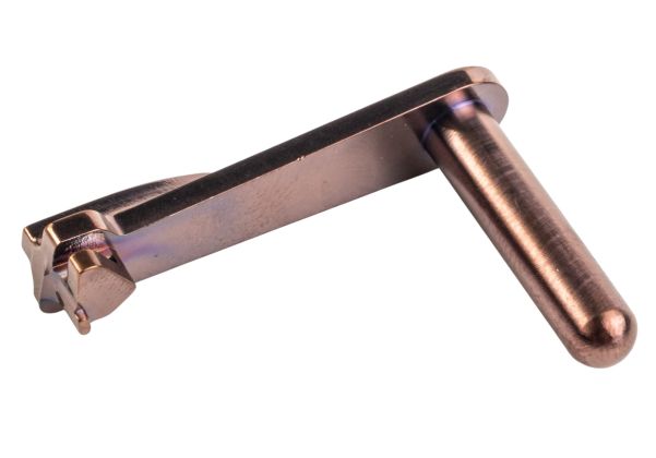 5KU Tokyo Marui スライドストップ（タイプ6、ブラウン、ステンレススチール）