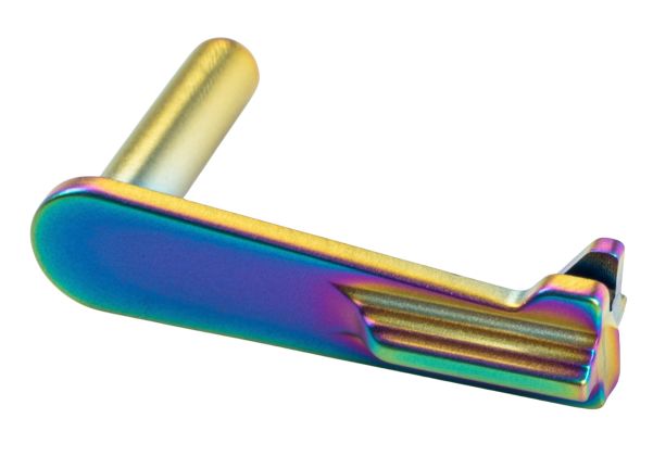 5KU GBBスライドストップ (ステンレススチール) Tokyo Marui ハイキャパ GBB (タイプ7) 用  - レインボー