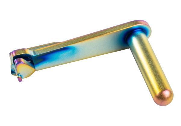 5KU GBBスライドストップ (ステンレススチール) Tokyo Marui ハイキャパ GBB (タイプ7) 用  - レインボー