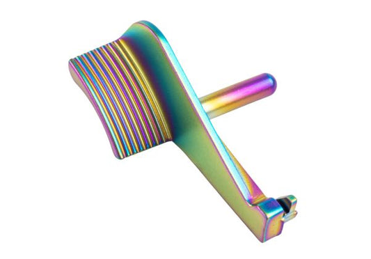 5KU Tokyo Marui ハイキャパ GBBスライドストップ サムレスト付き - レインボー