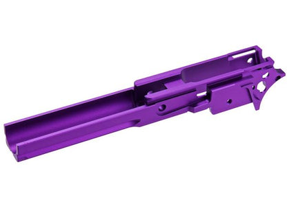 5KU Tokyo Marui ハイキャパ GBB ミドルフレーム (4.3インチ、アルミブランクマーキング、レイルバージョン付き、紫)