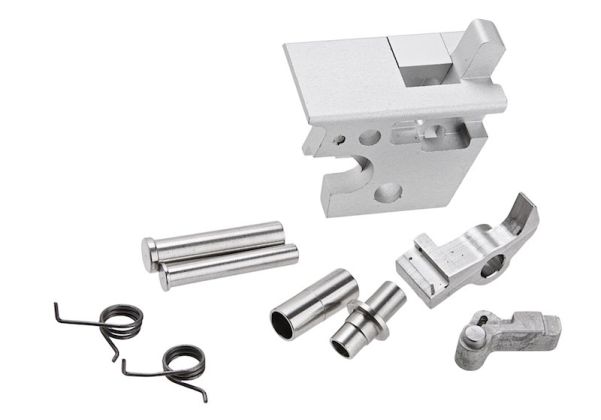 5KU Tokyo Marui ハイキャパ GBB ミドルフレーム (4.3インチ、アルミブランクマーキング、レイルバージョン付き、紫)