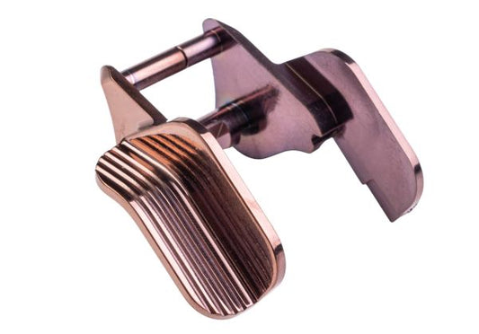 5KU ステンレス密封(みっぷう)ドサムセーフティ (両手利き) Tokyo Marui ハイキャパ GBB シリーズ用 - ブラウン
